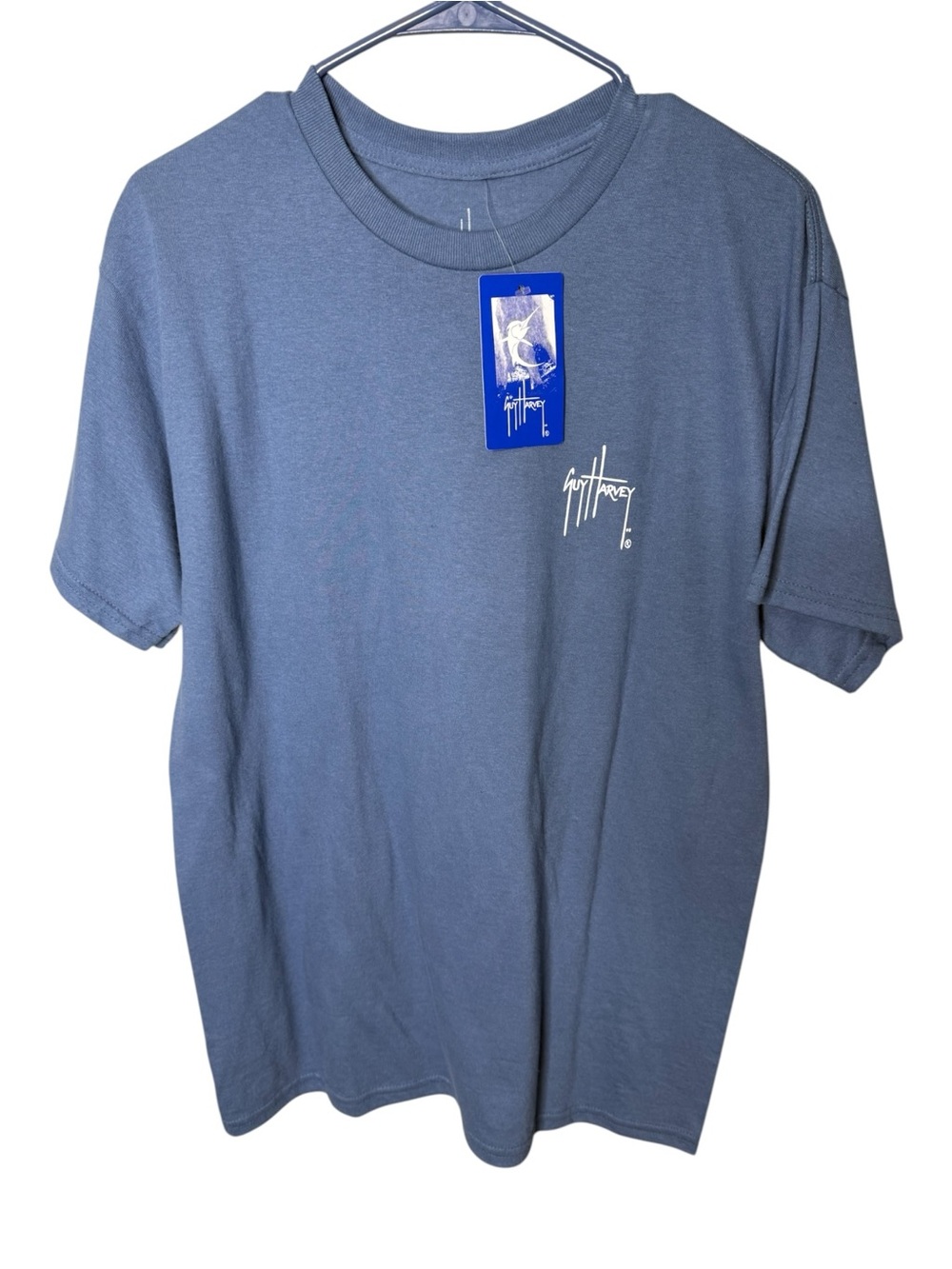 Guy Harvey Blue Medium Graphic Tee Short Sleeve T-Shirt NWT